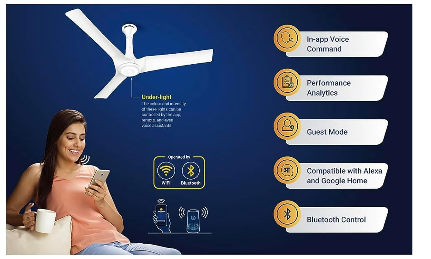 Atomberg Aris Starlight Ceiling Fan