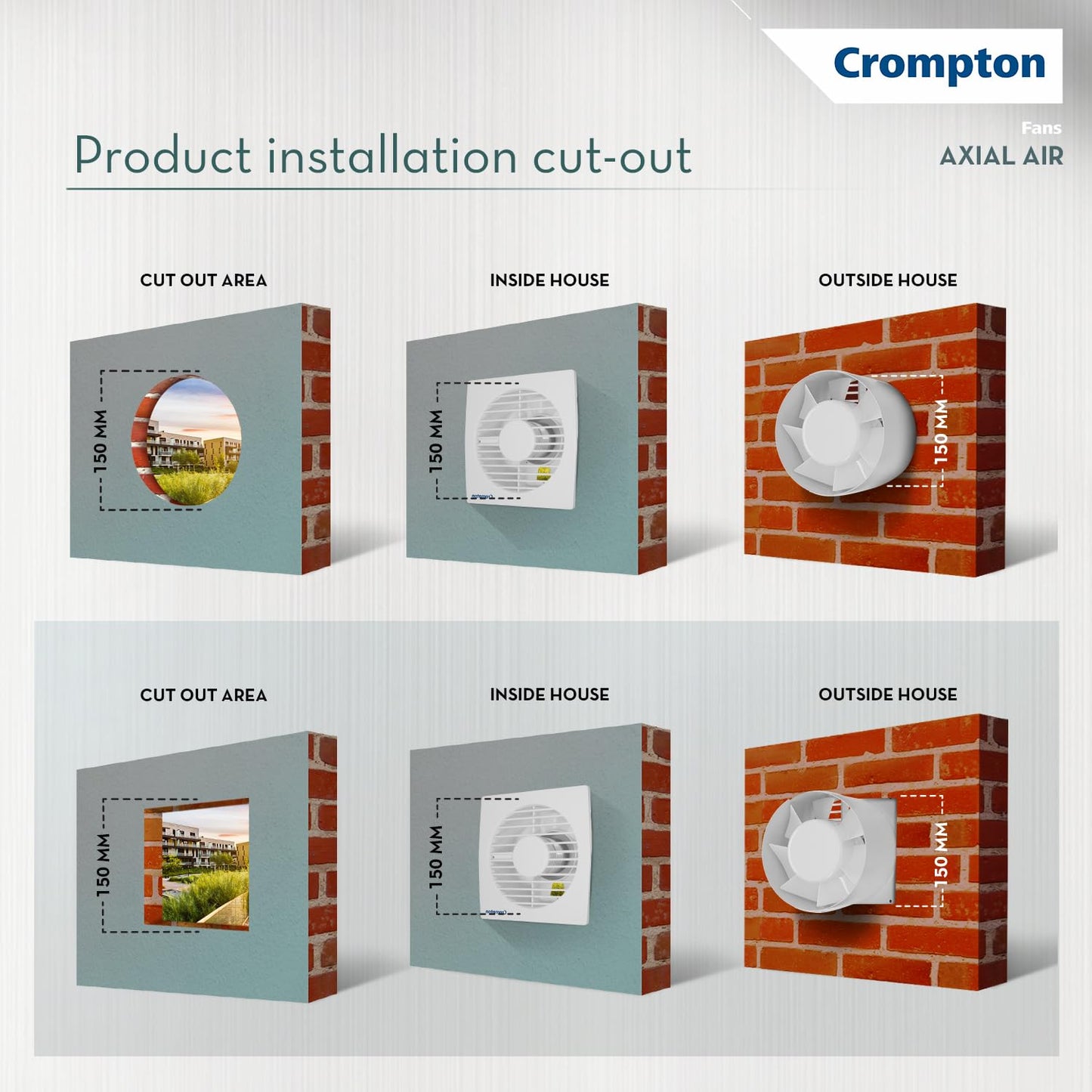 Crompton Axial Air Exhaust Fan