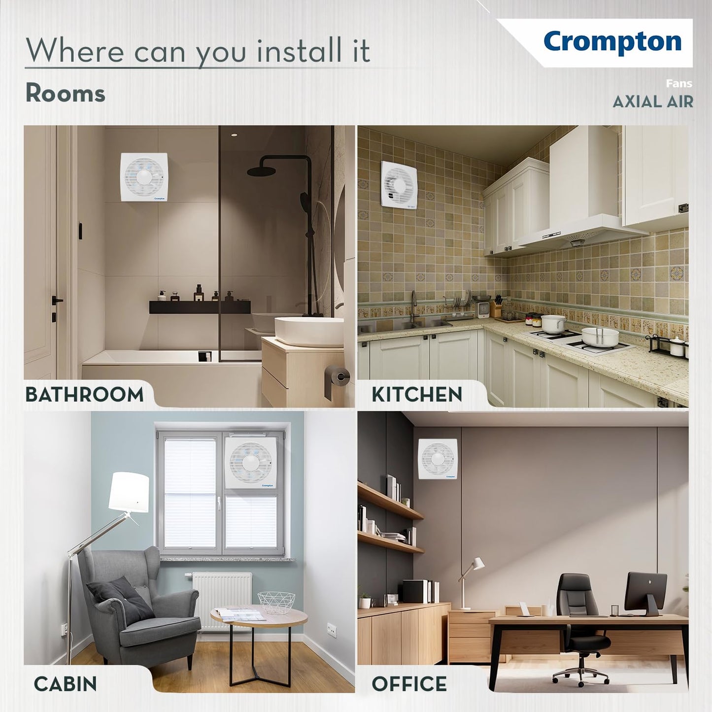 Crompton Axial Air Exhaust Fan