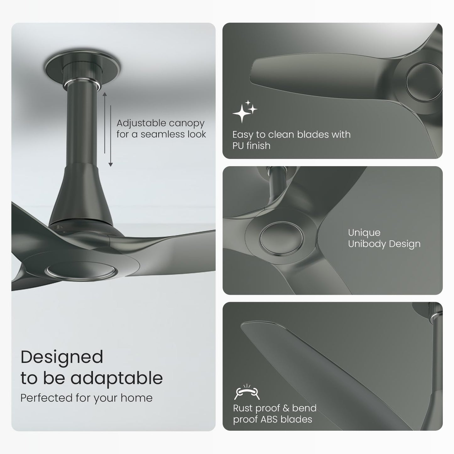 Orient Electric 1230 mm Aeroquiet Neu BLDC Ceiling fan