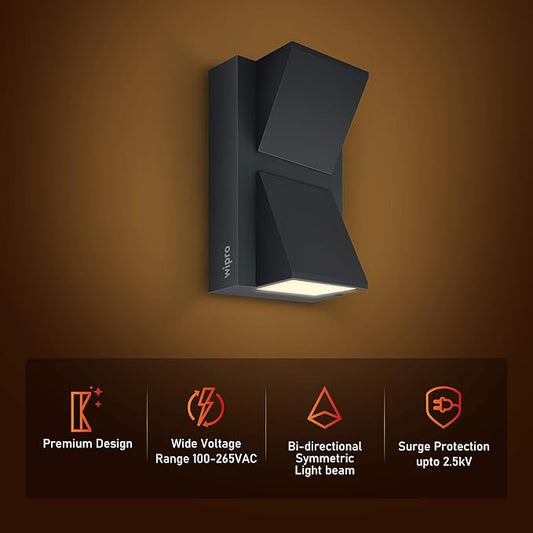 Wipro Garnet LED Outdoor Wall Light