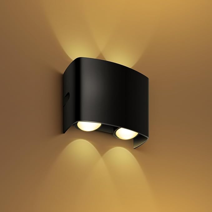 wipro Garnet 4 Watt 2 Ray Wall Light