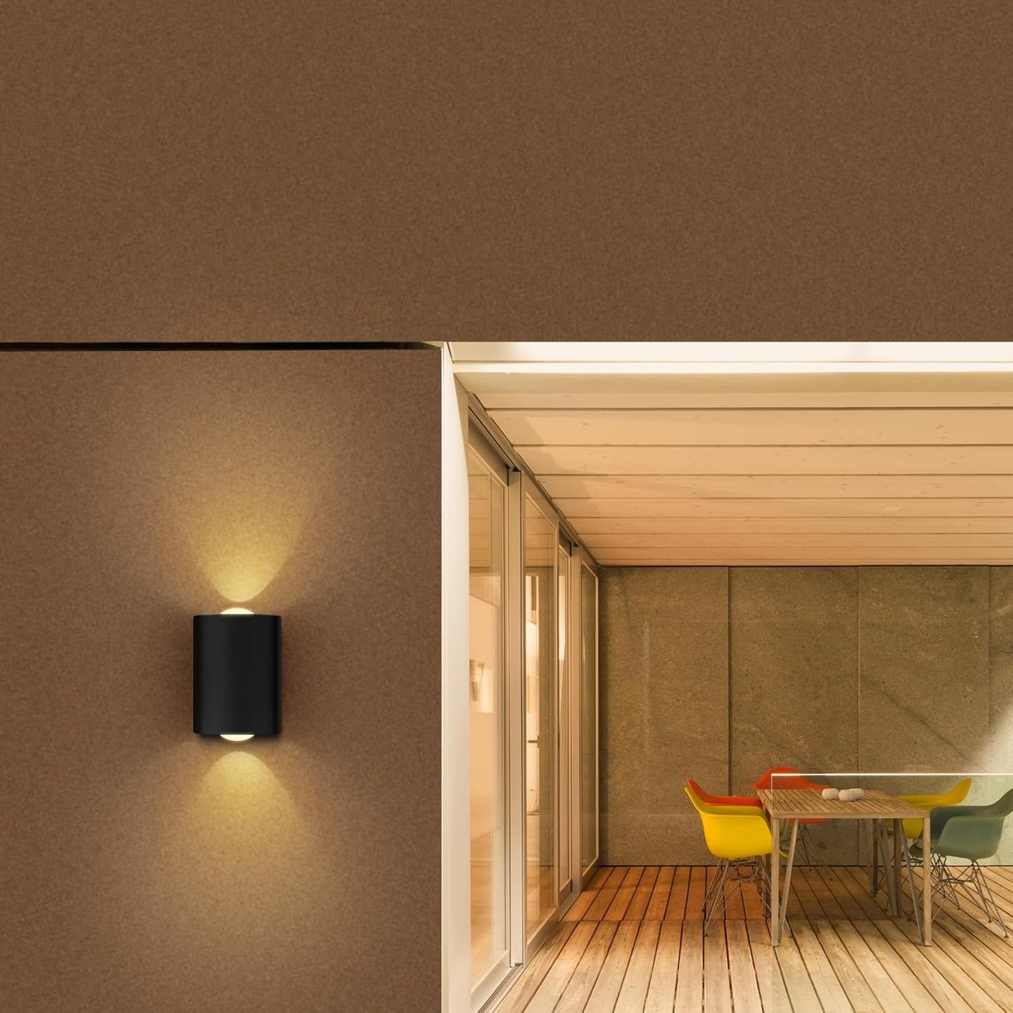 wipro Garnet 2 Watt 2 Ray Wall Light