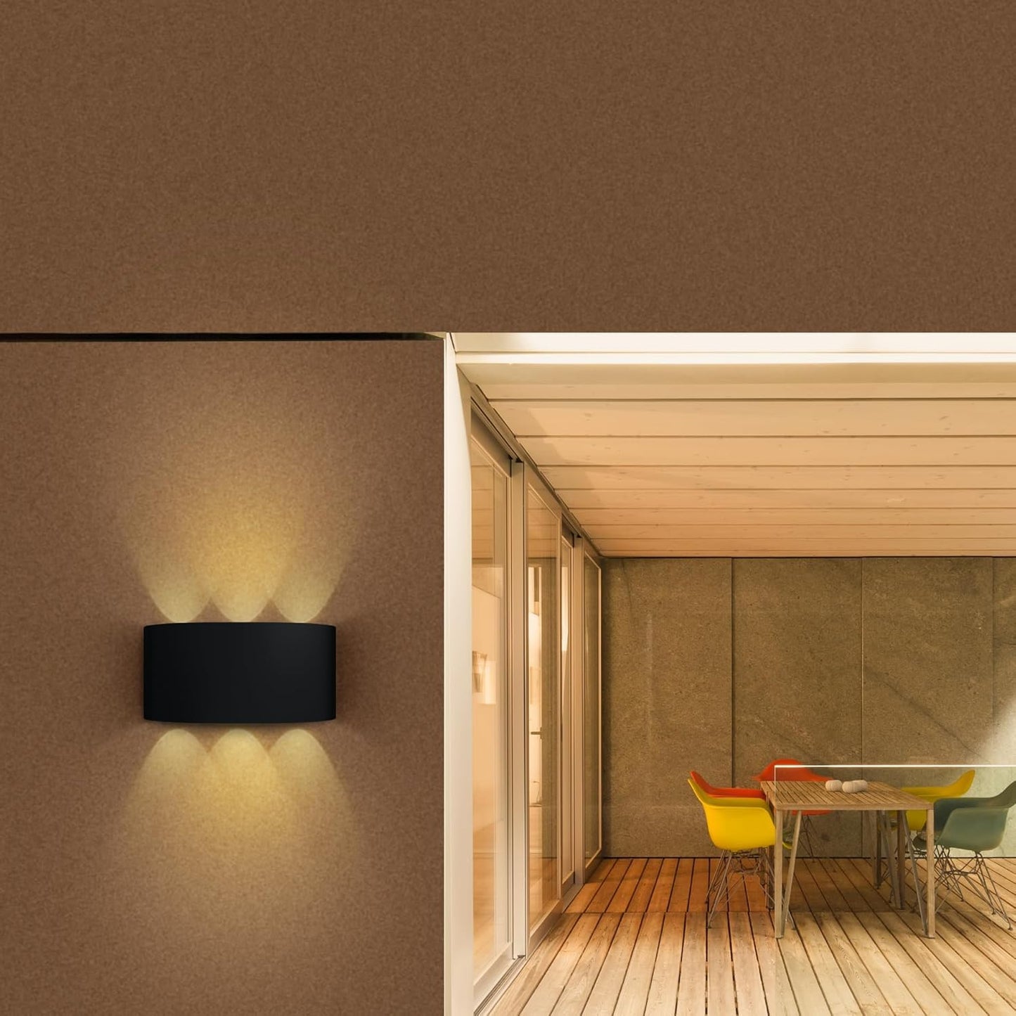 wipro Garnet 6 Watt 2 Way Wall Light