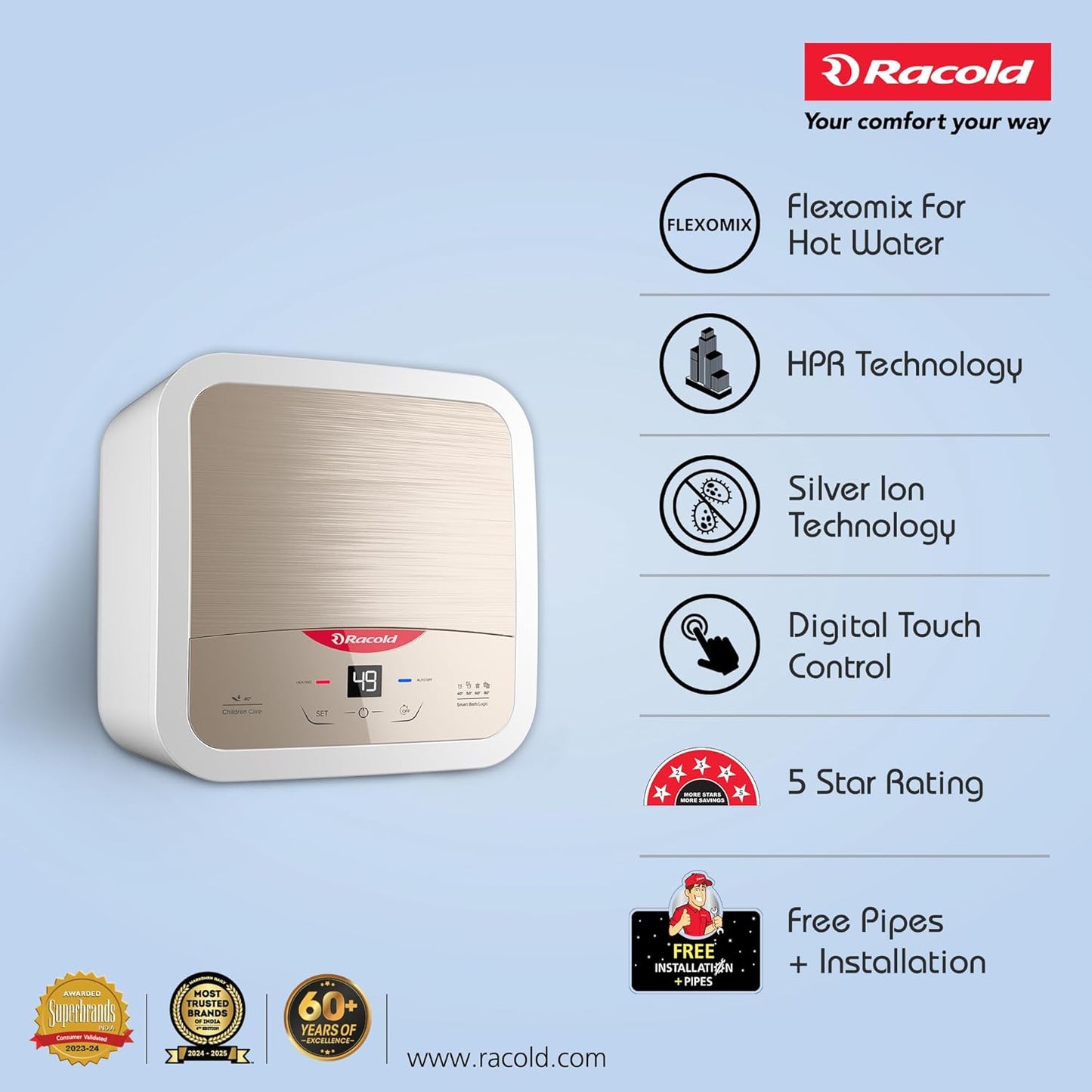 Racold Omnis DG Water Heater