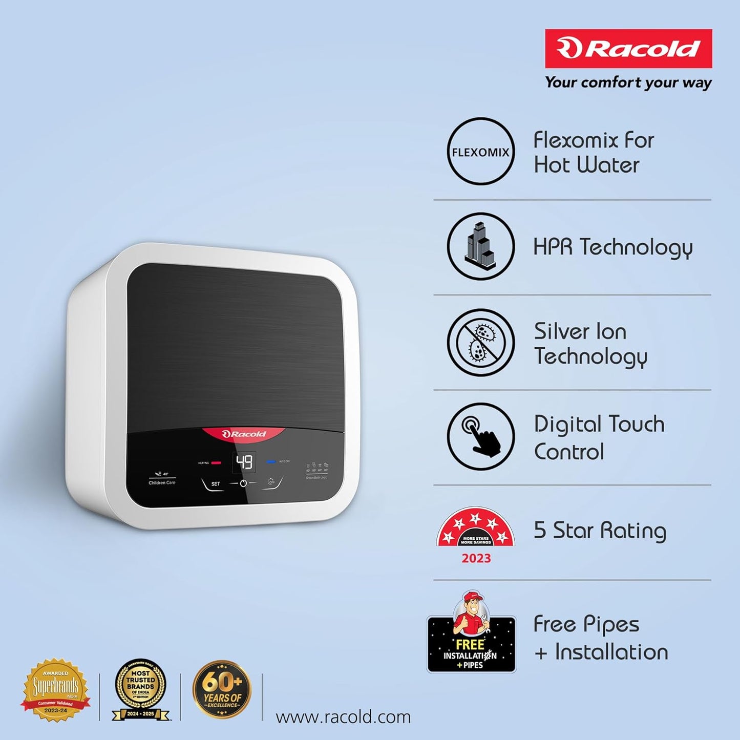 Racold Omni DG Wi-Fi Water Heater
