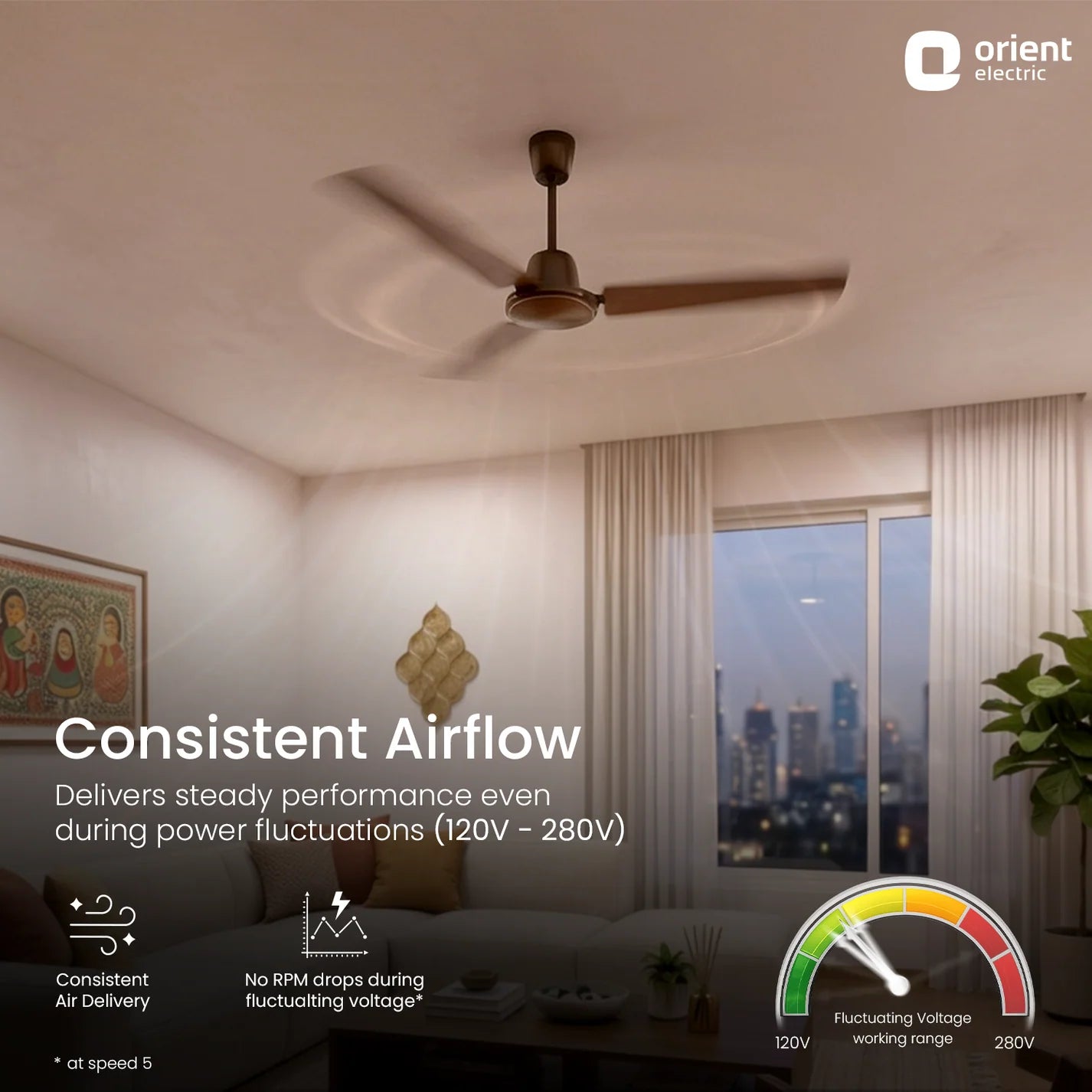 Orient Ecotech Air BLDC Ceiling Fan