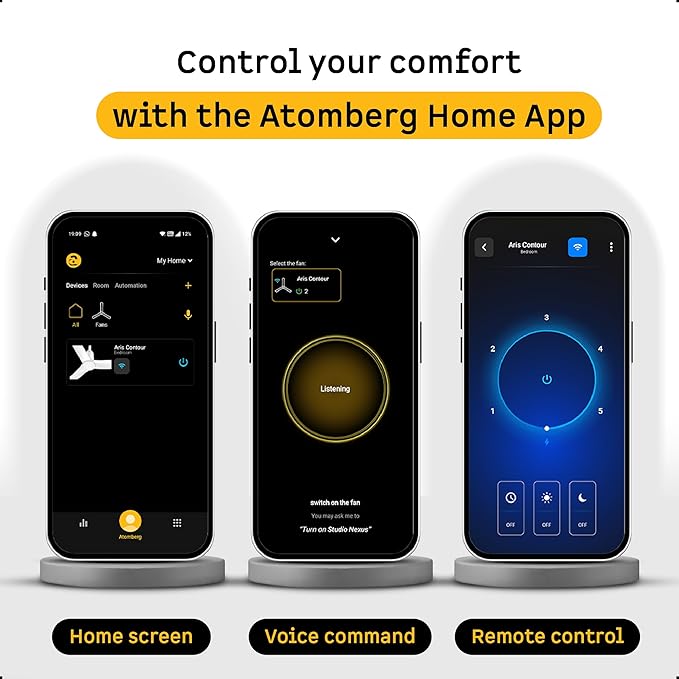 atomberg Aris Contour Smart 1200mm BLDC Ceiling Fan