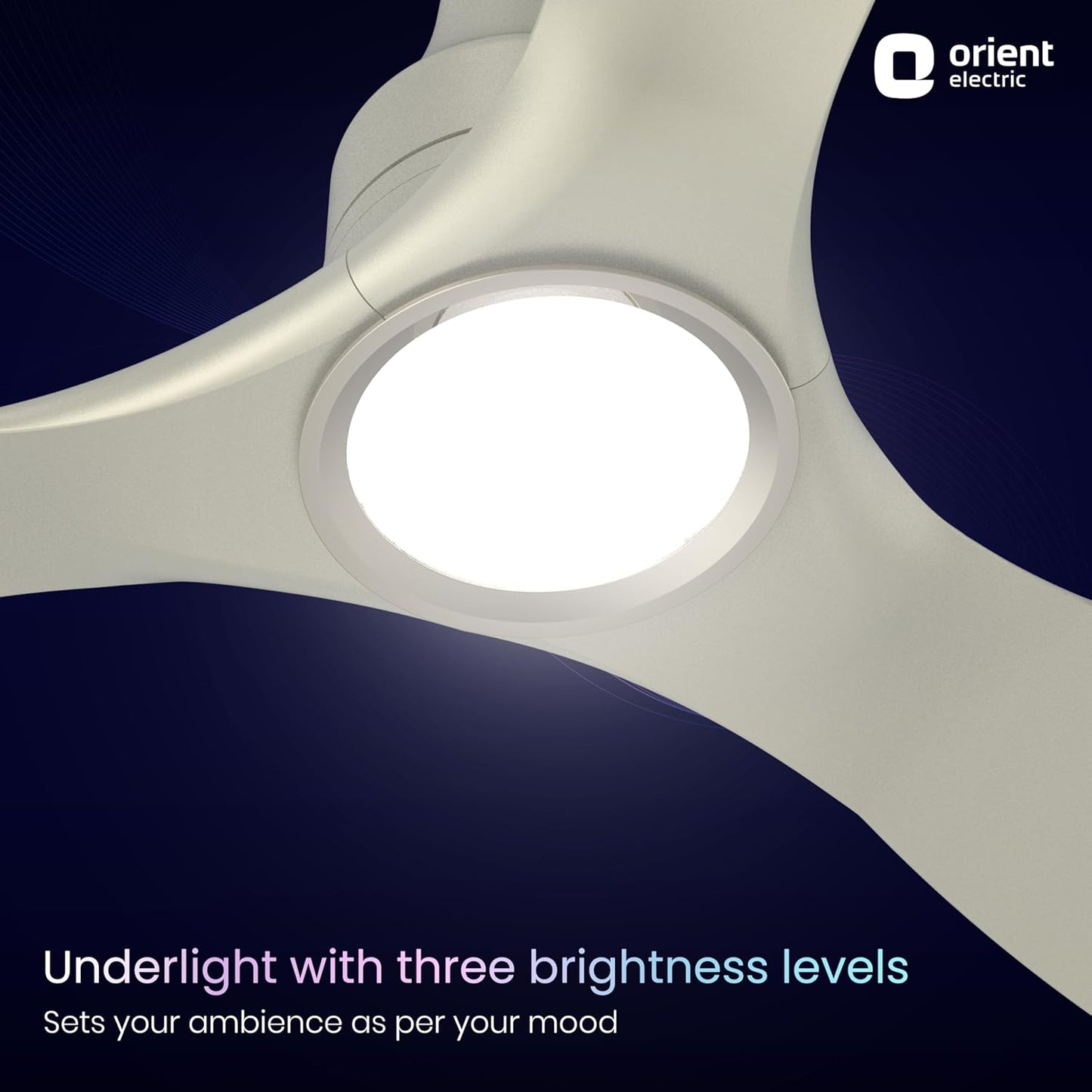 Orient Aerosense UNDERLIGHT BLDC Ceiling Fan