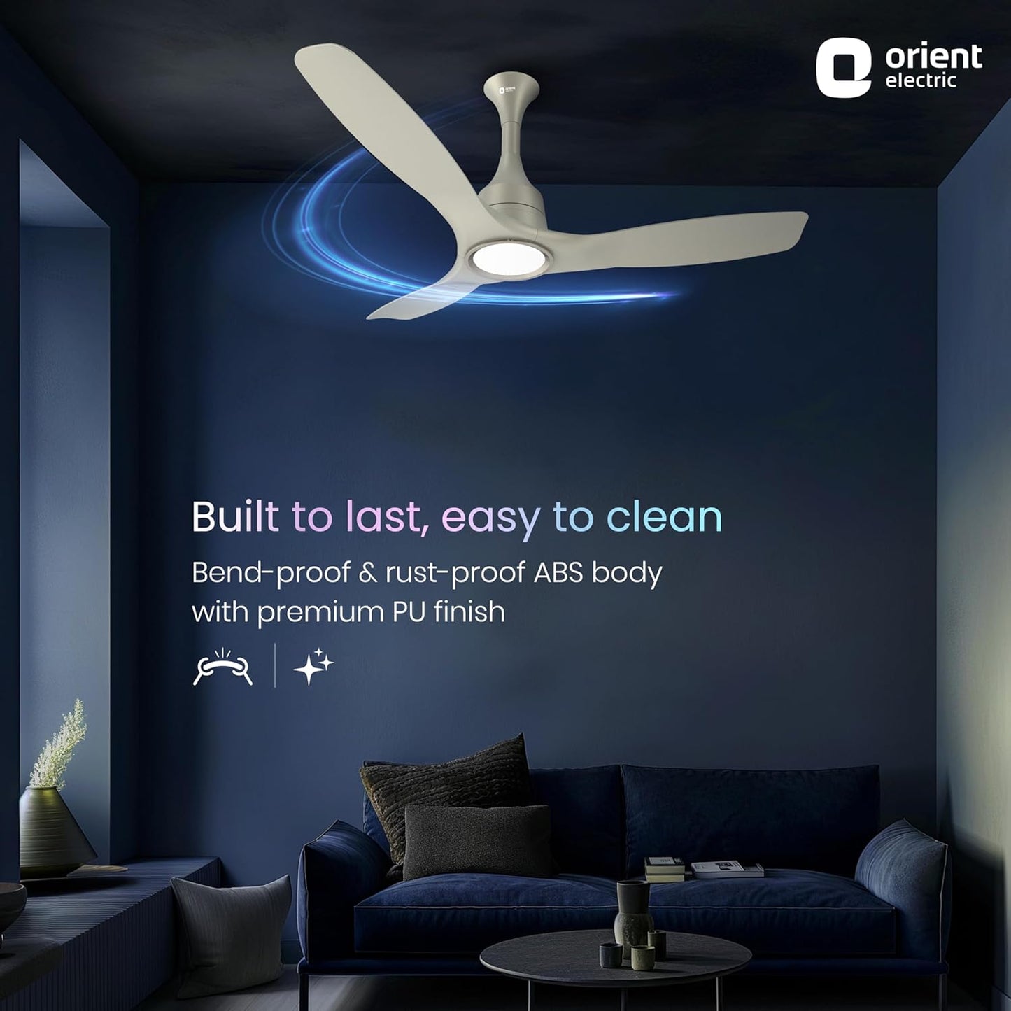 Orient Aerosense UNDERLIGHT BLDC Ceiling Fan