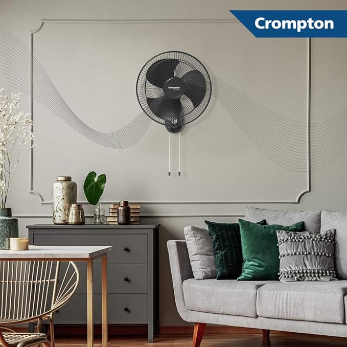 Crompton HighSpeed Torpedo Wall Fan