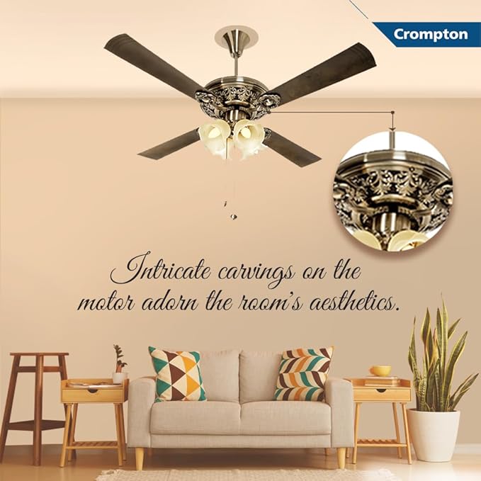Crompton LUXIAN Nebula Decorative Underlight Ceiling Fan