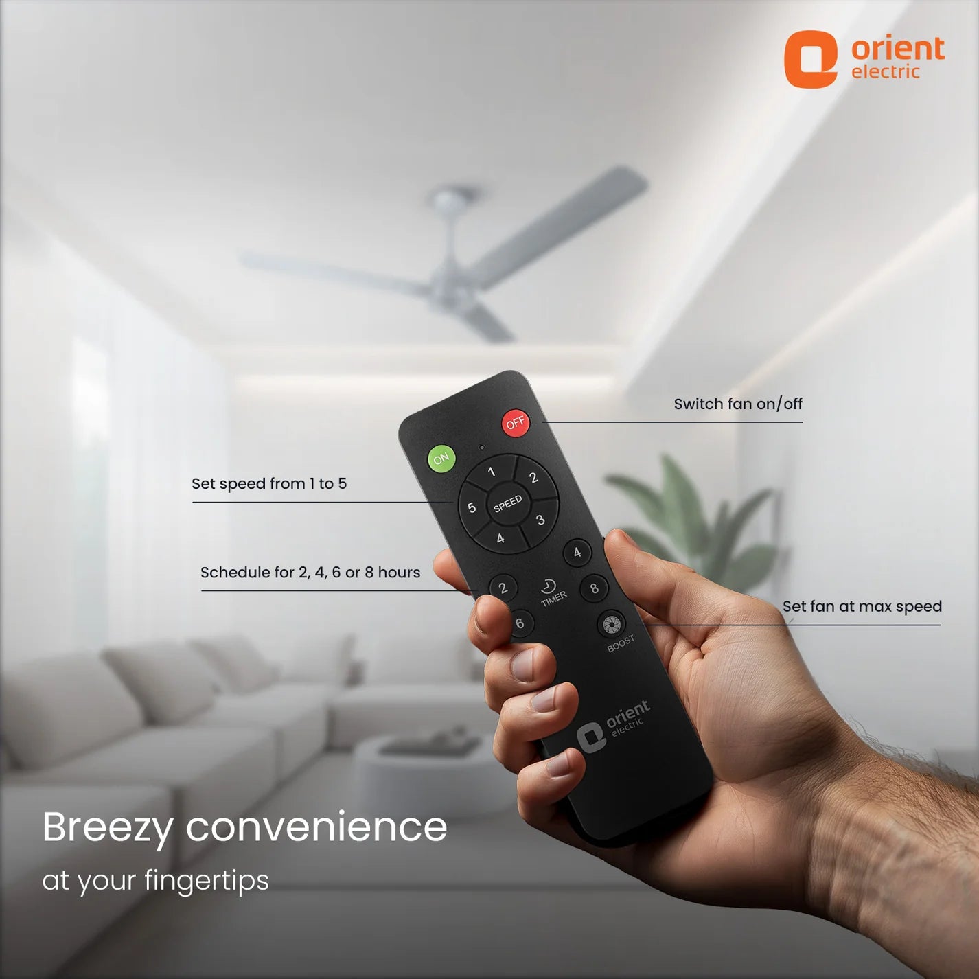 Orient Ecotech Neu BLDC 5 Star Ceiling Fan