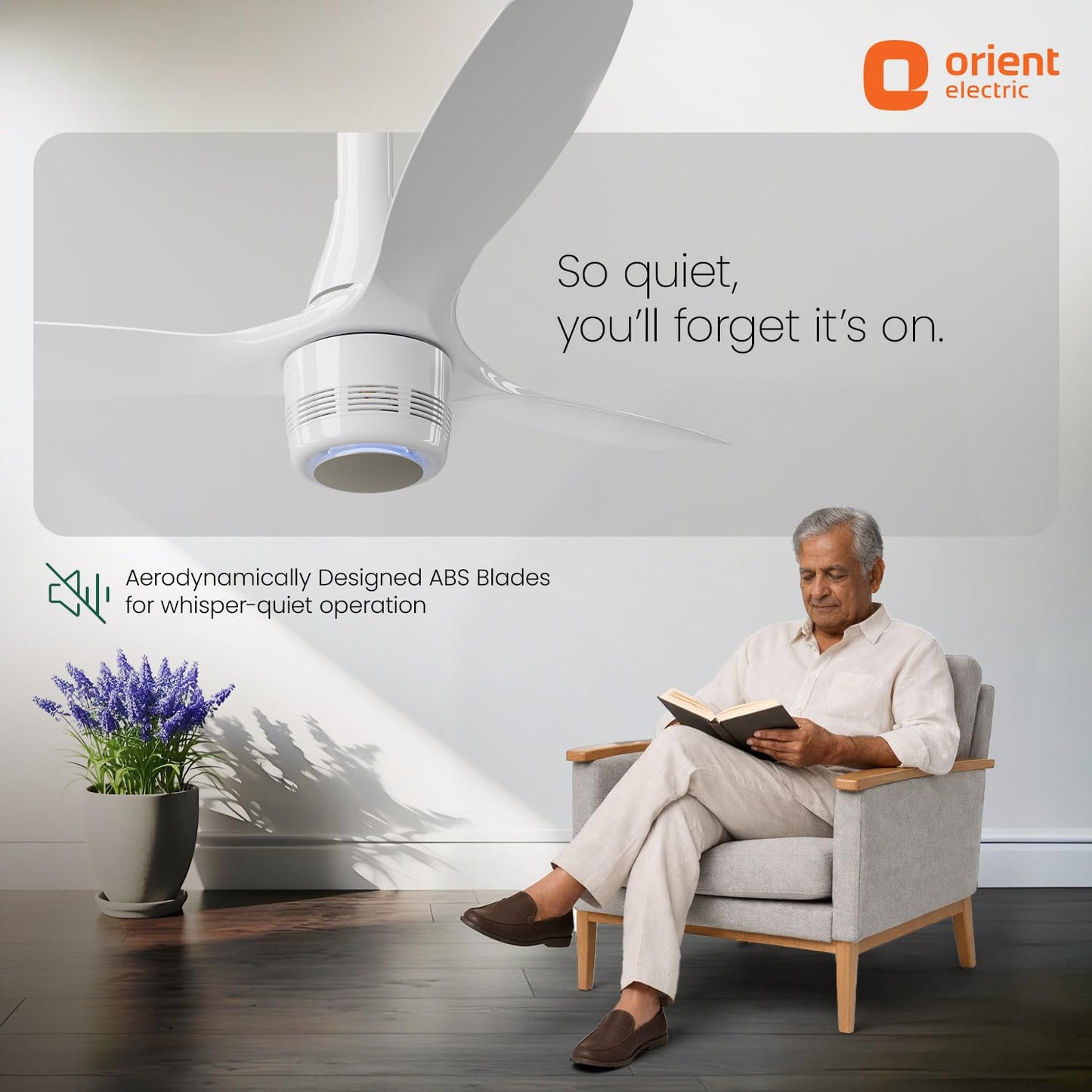 Orient Electric Aero O2 Oxygen Enriching BLDC Ceiling Fan