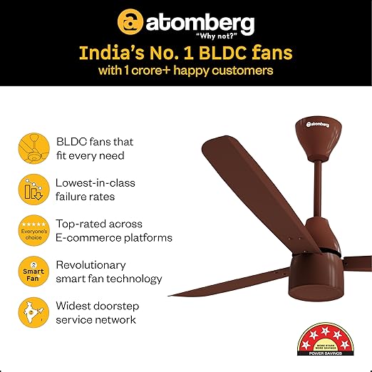 atomberg Renesa Prime Ceiling Fan (Regulator Operated)