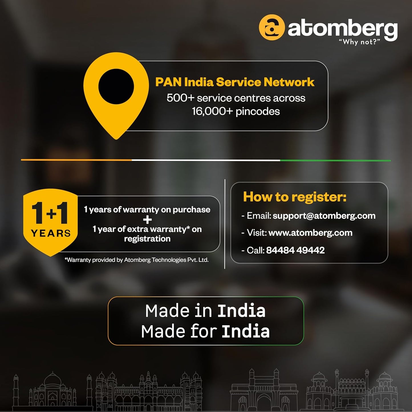 atomberg Renesa 400mm Pedestal Fan