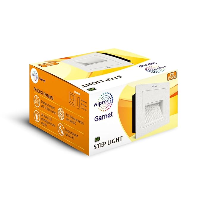 Wipro Garnet Step Light 3 Watt Step Light