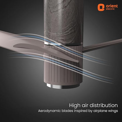Orient Electric 1200 mm Aeroslim BLDC Ceiling Fan with Underlight, IoT &amp; Remote