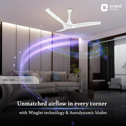 Orient Electric’s 1320 mm Aerostorm ceiling fan