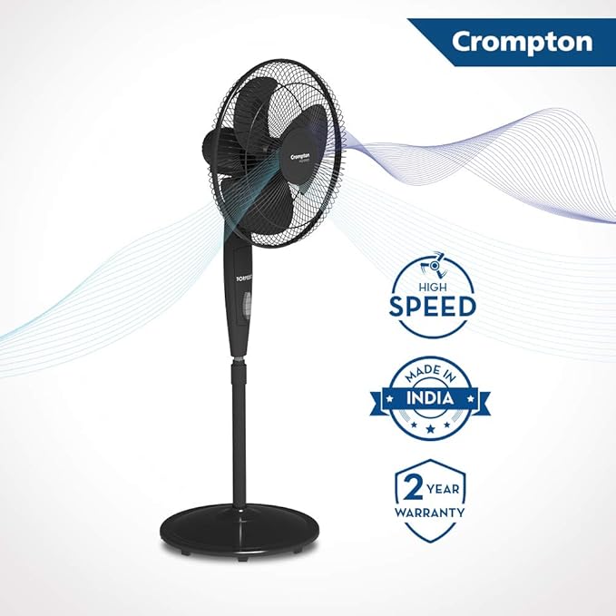 Crompton HighSpeed Torpedo Pedestal Fan