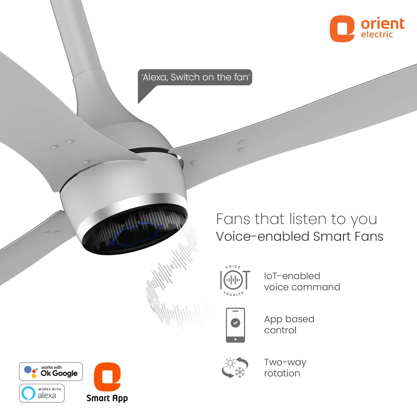 Orient AEON VC Smart BLDC Pro Ceiling Fan