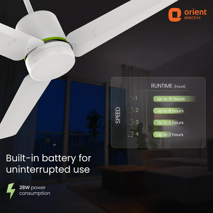 Orient Ecotech Volt BLDC Ceiling Fan With Remote