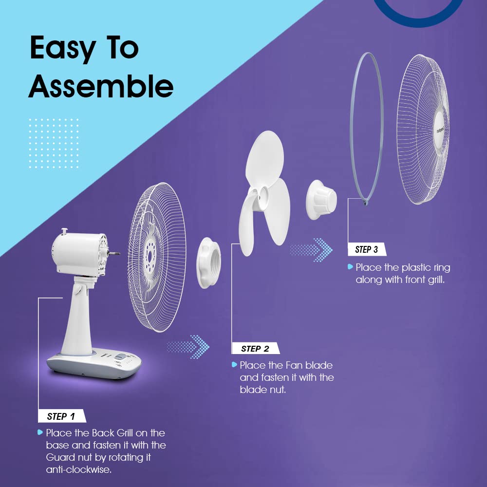 Crompton Wave Star Table Fan